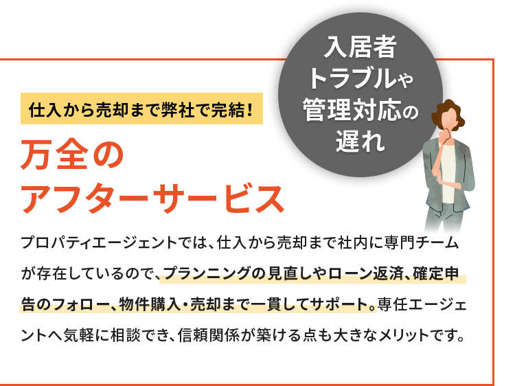 仕入から売却まで弊社で完結！万全の アフターサービス