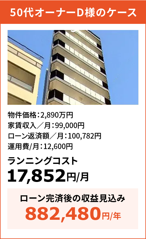 50代オーナーD様のケース
