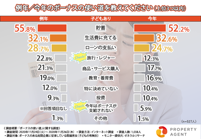 2020年ボーナスの使い道